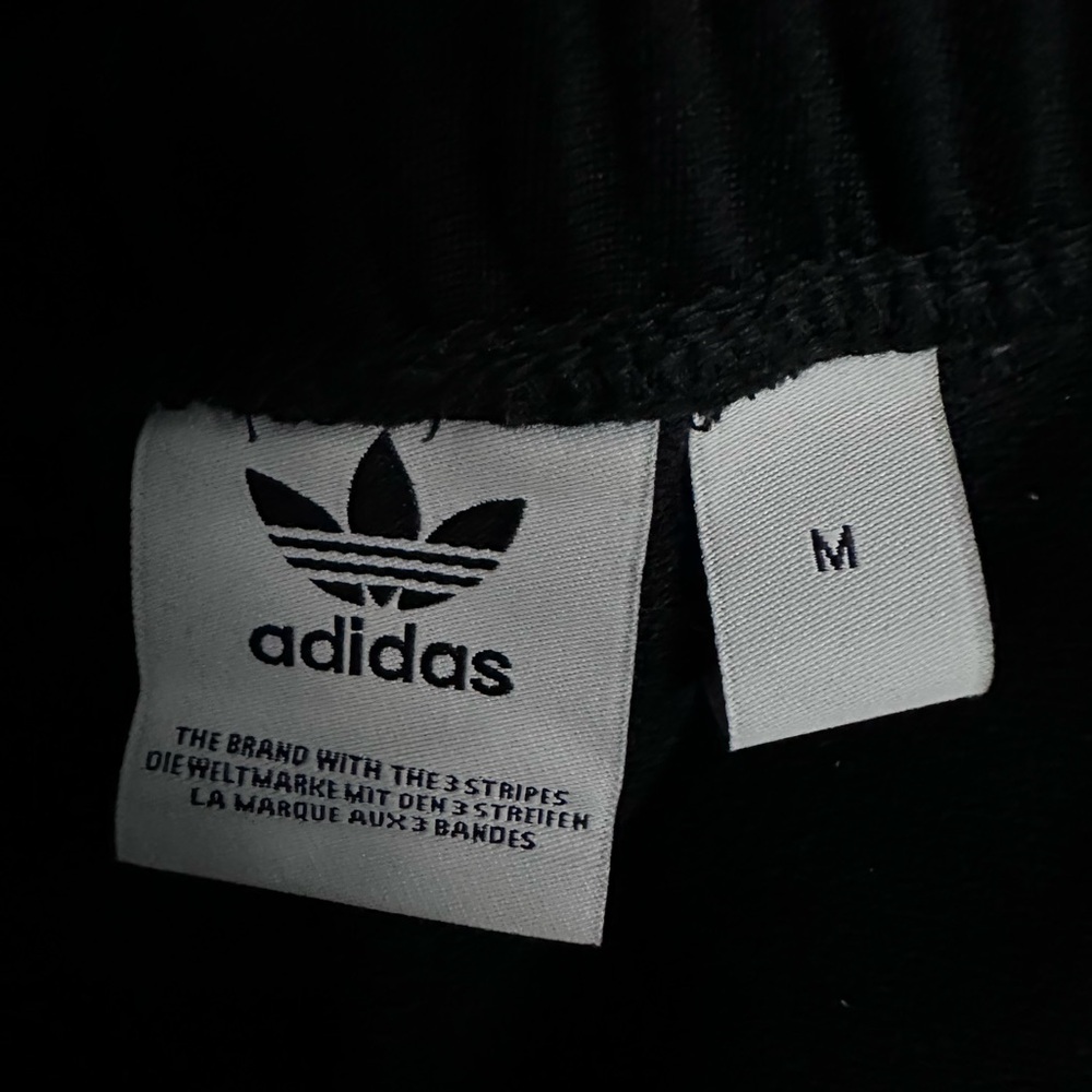 adidas Black Track Pants with White Stripes - Picture 6 of 6